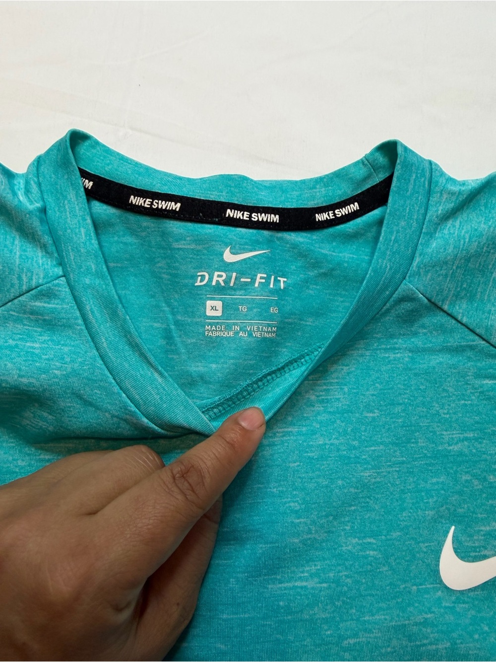 Nike Men’s Teal Dri-FIT Short Sleeve Performance Tee